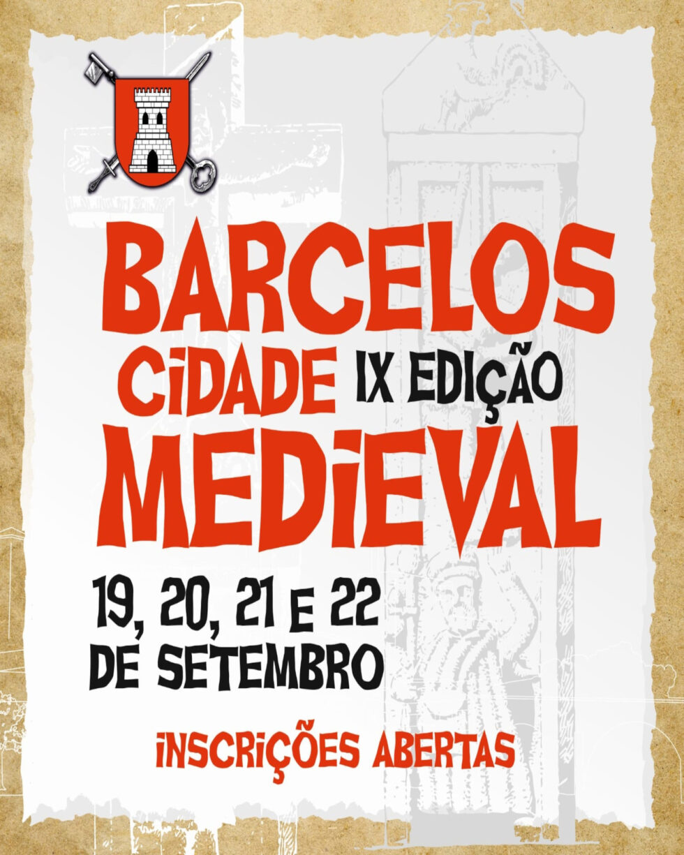 cartaz barcelos cidade medieval 19 sstembro 2024