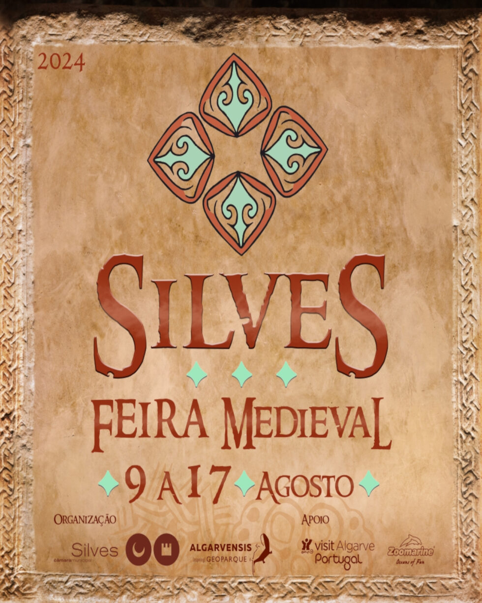 cartaz feira medieval de silves 9 de agosto 2024