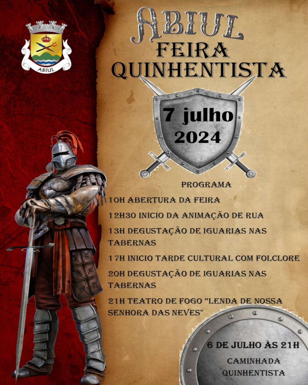 feira quinhentista de abiul 7 julho 2024
