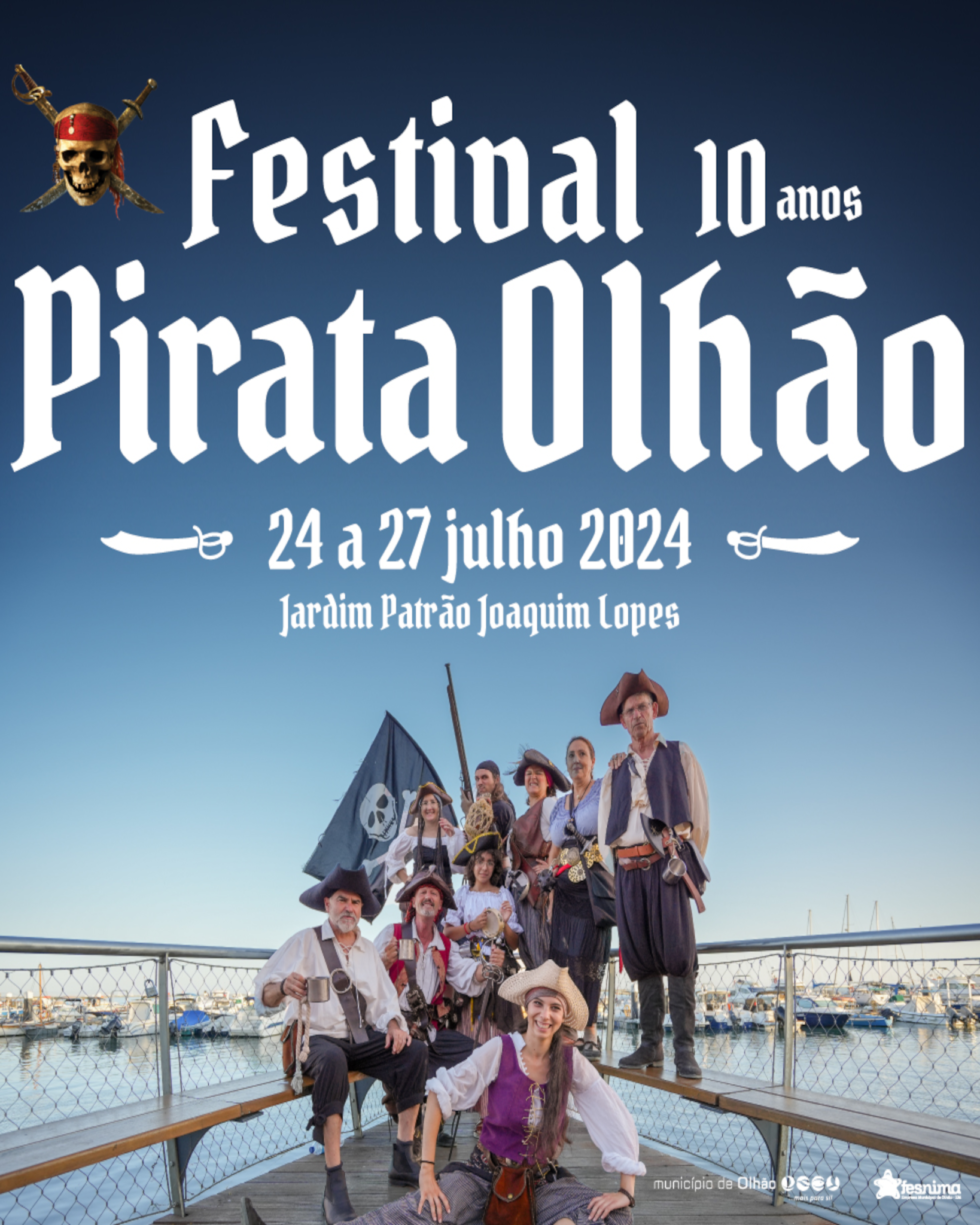 cartaz festival pirata de olhão 24 de julho