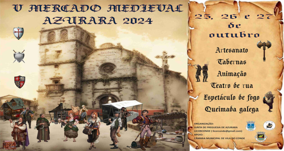 mercado medieval de azurara 25 de outubro 2024