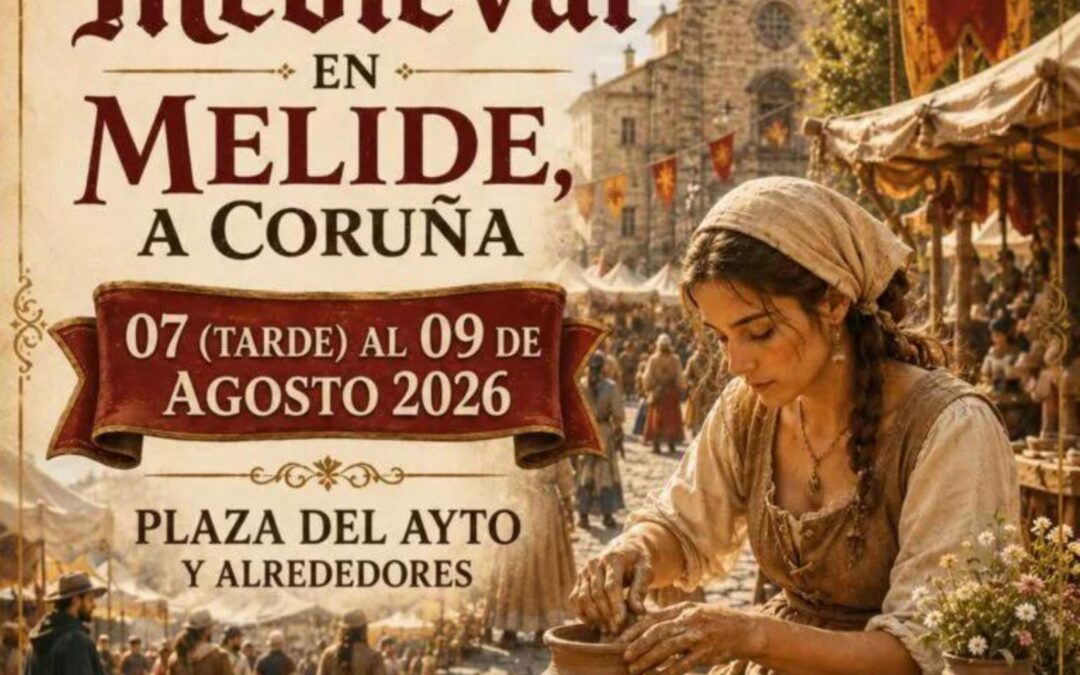 Mercado Medieval en Melide (A Coruña) 7 de Agosto de 2026