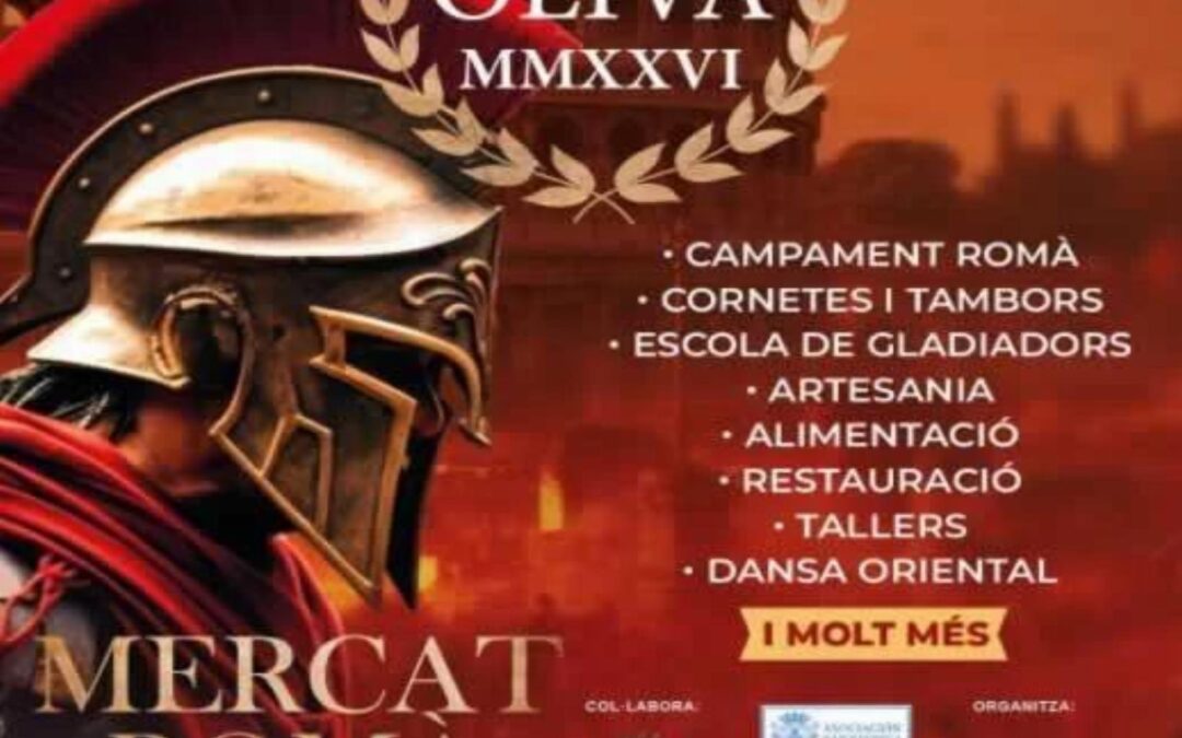 Mercado Romano en Oliva (Valéncia) 12 de Junho de 2026