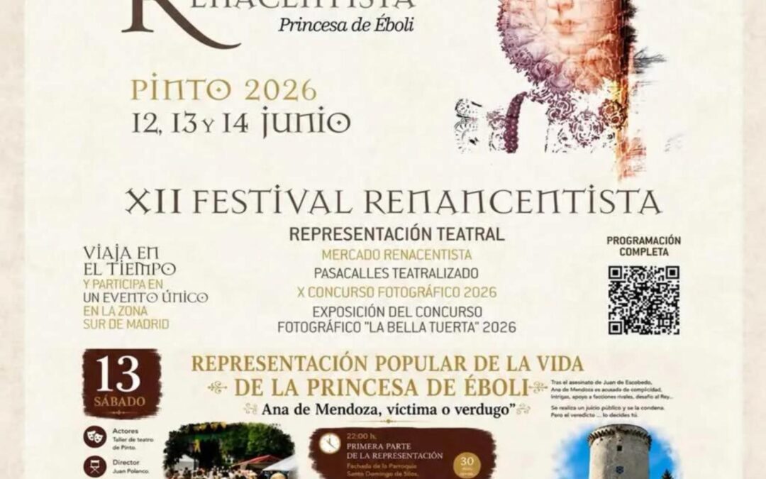 Festival Renascentista Princesa de Éboli, Pinto (Madrid) 7 de Junho de 2026